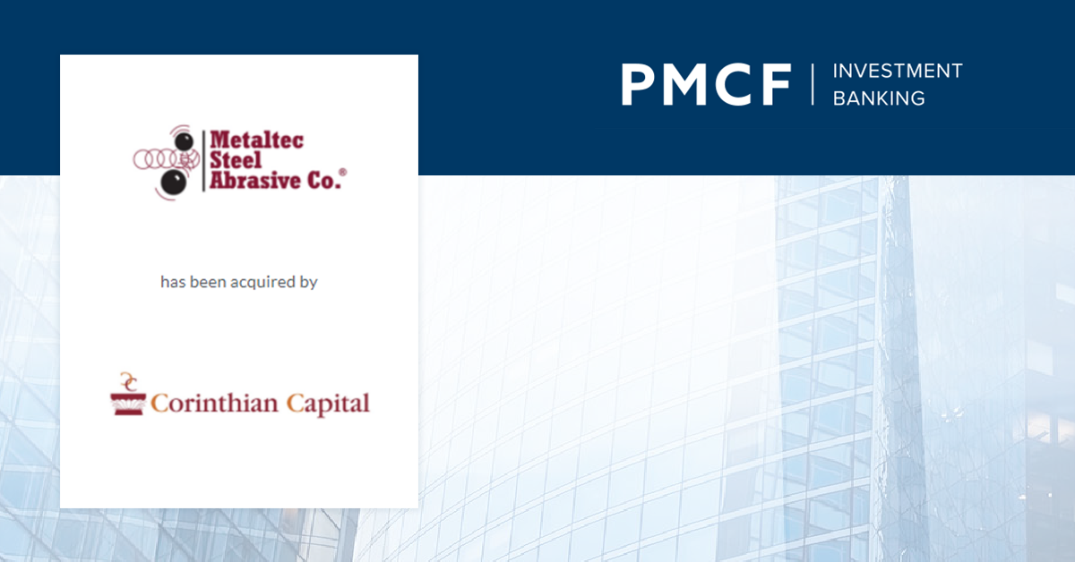 PMCF Advises Metaltec Steel Abrasive Co. In Forming A Financial