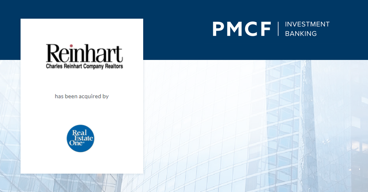 PMCF Advises Charles Reinhart Company In Its Sale Transaction To Real